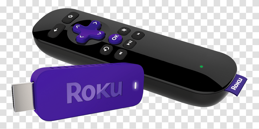 Roku Tackles Chromecast With New Streaming Stick Roku Stick, Mobile Phone, Electronics, Remote Control, Mouse Transparent Png