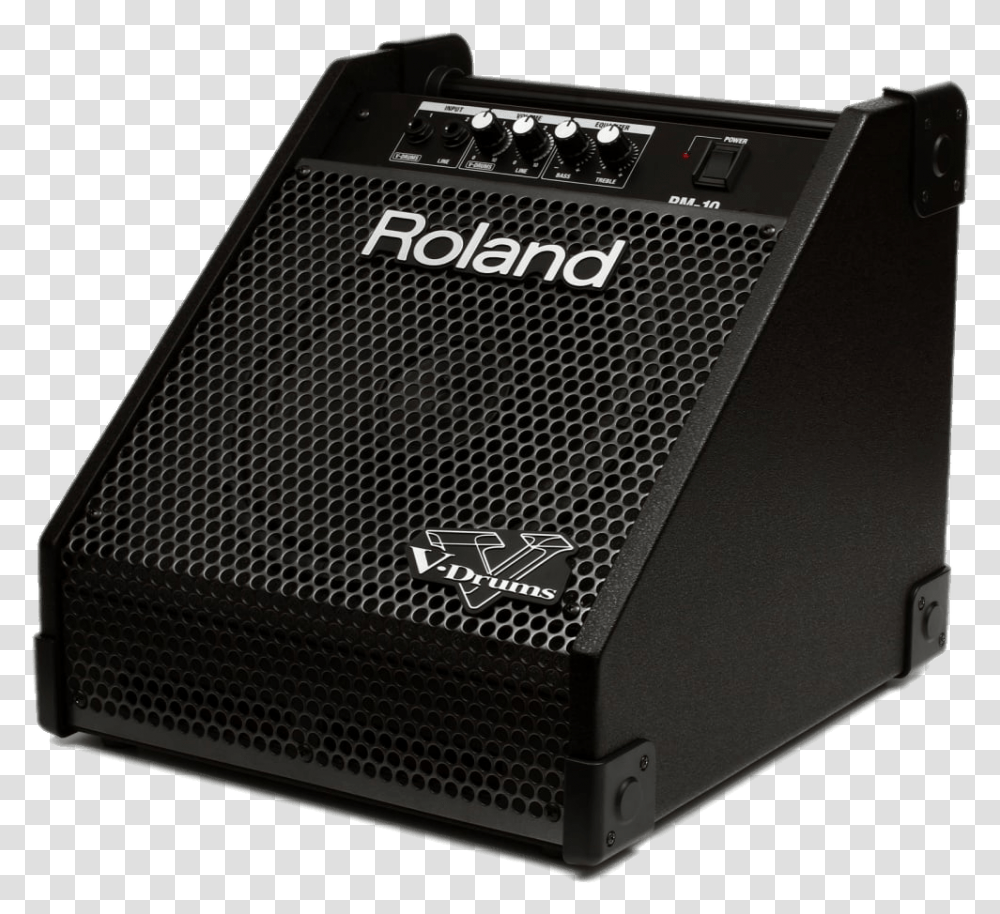 Roland Pm 10 Personal Drum Monitor Amplifier Electronics, Box, Computer Keyboard, Computer Hardware, Speaker Transparent Png