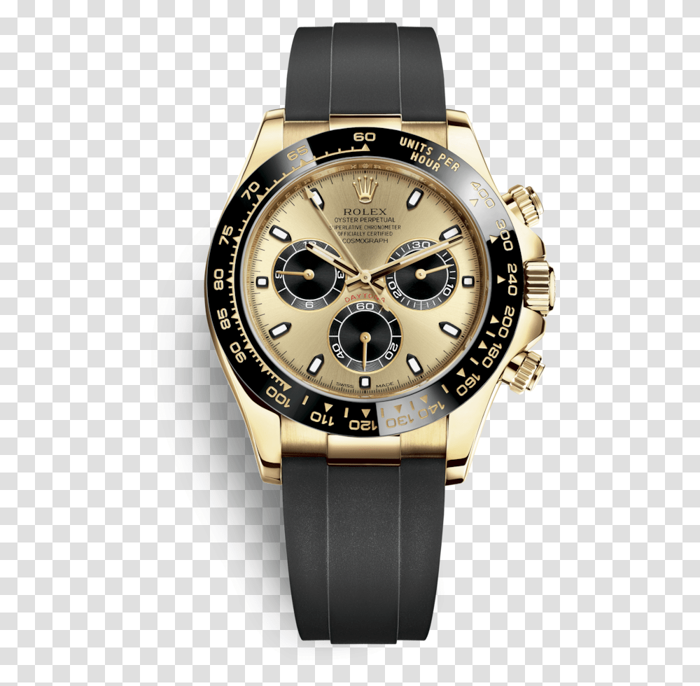 Rolex Cosmograph Daytona Watches Rolex Daytona Yellow Gold Rubber, Wristwatch, Clock Tower, Architecture, Building Transparent Png