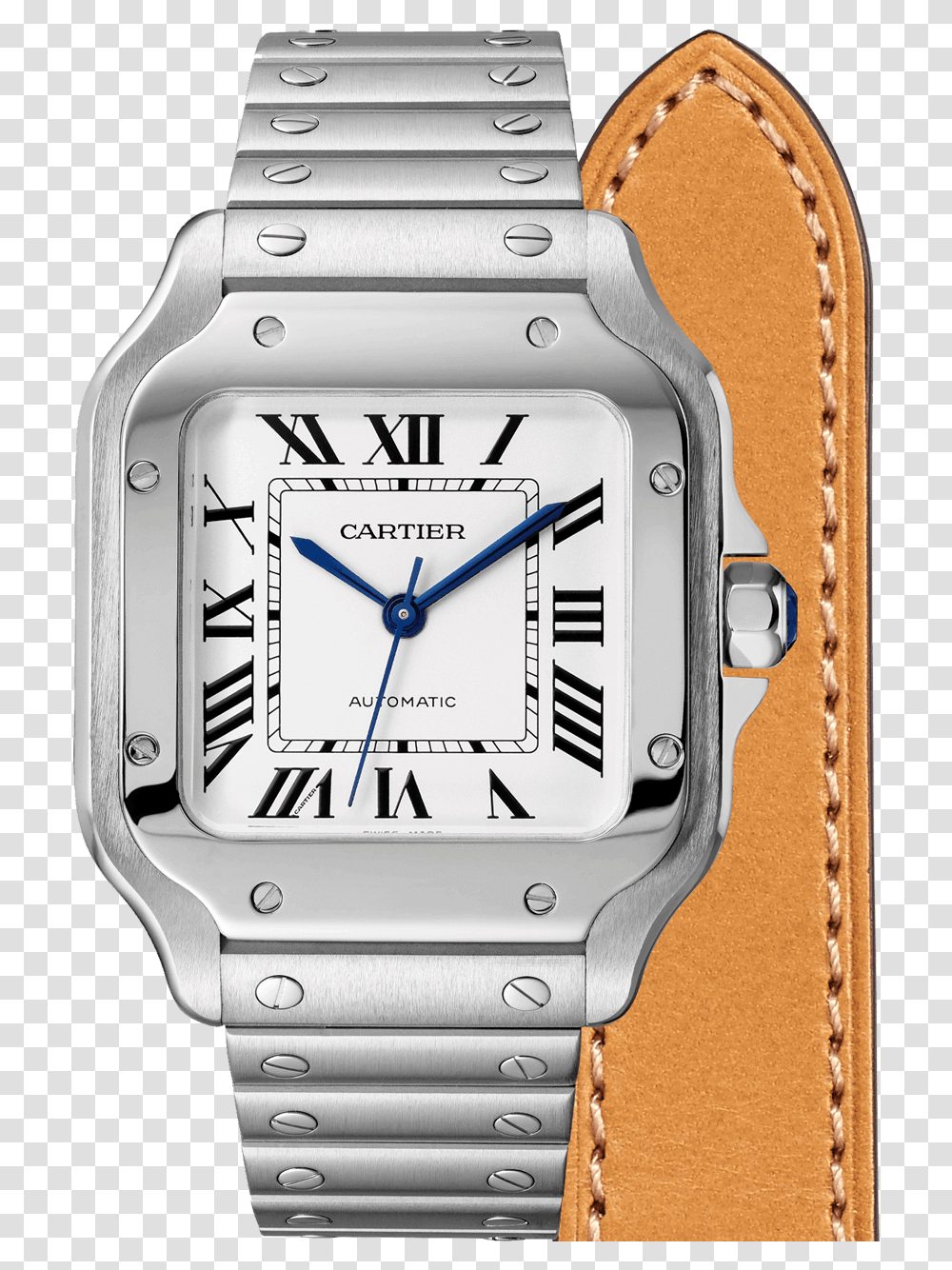 Rolex Crown Santos Cartier, Wristwatch Transparent Png