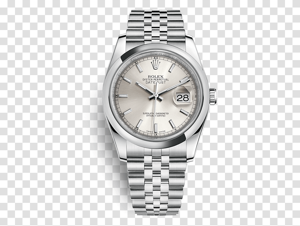 Rolex Datejust 36 0084 Rolex Datejust 36 Silver Dial, Wristwatch, Clock Tower, Architecture, Building Transparent Png
