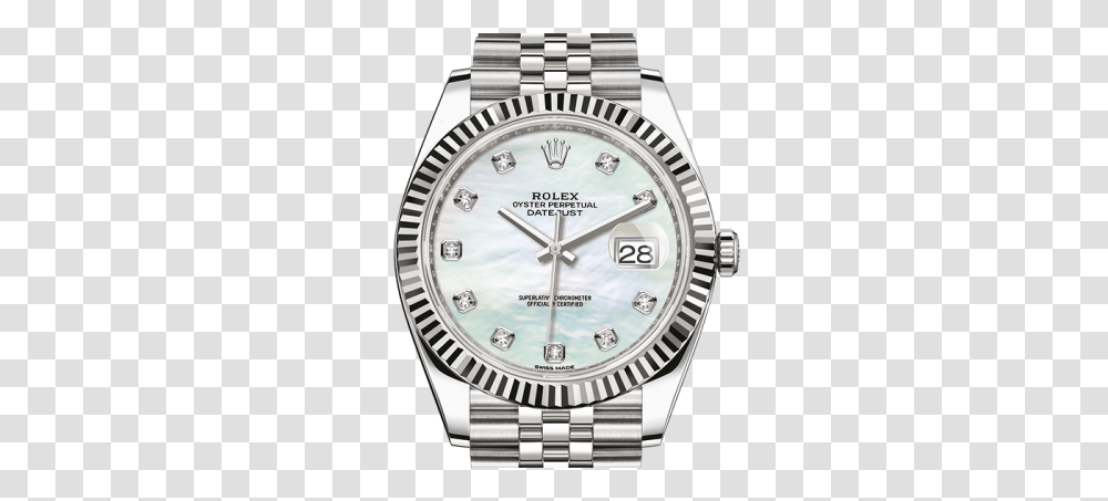 Rolex Datejust Oystersteel And White Gold, Wristwatch, Clock Tower, Architecture, Building Transparent Png