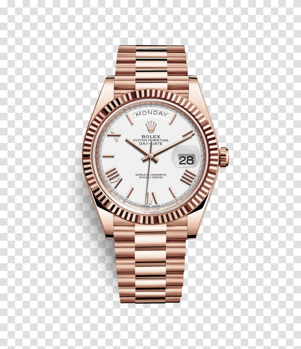 Rolex Day Date Ct Everose Gold, Wristwatch, Clock Tower, Architecture, Building Transparent Png