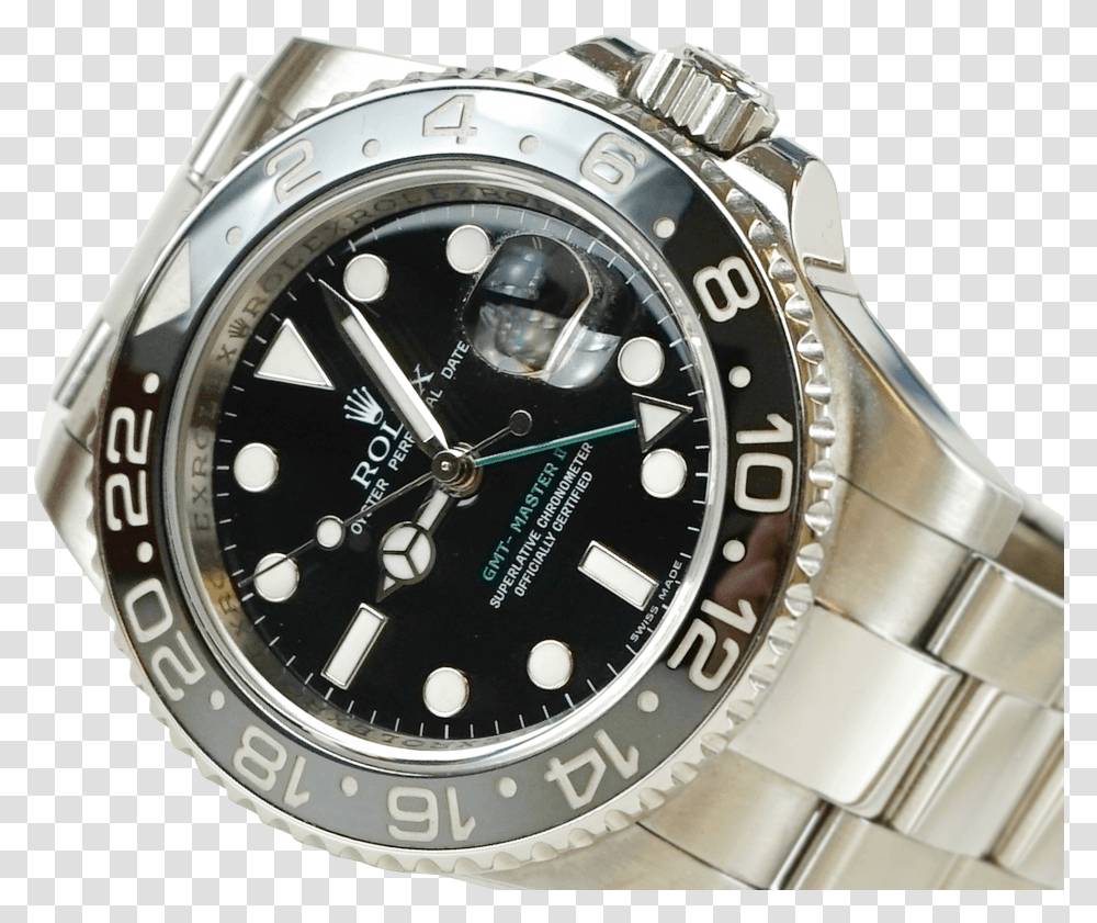 Rolex Gmt Master Ii, Wristwatch Transparent Png