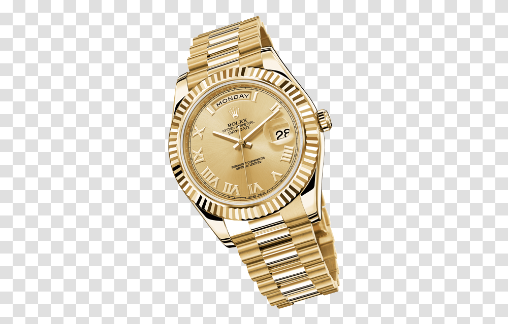 Rolex Oyster Perpetual Day Date Ii, Wristwatch, Clock Tower, Architecture, Building Transparent Png