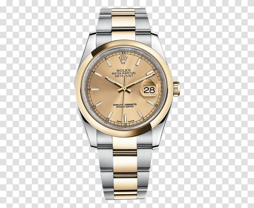 Rolex Oyster Perpetual Gold Silver Cartoon Rolex Watch, Wristwatch, Clock Tower, Architecture, Building Transparent Png