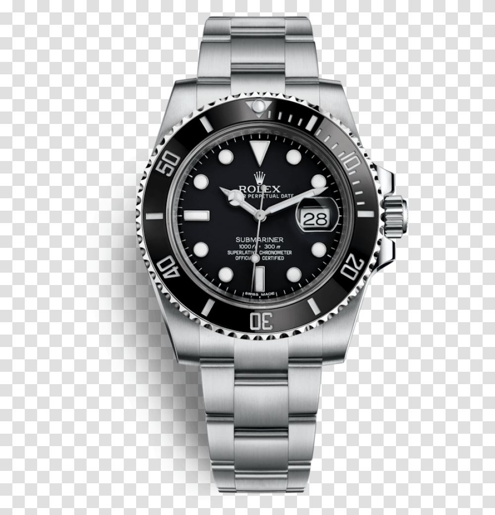 Rolex Submariner Date Image Rolex Submariner Black, Wristwatch, Clock Tower, Architecture, Building Transparent Png