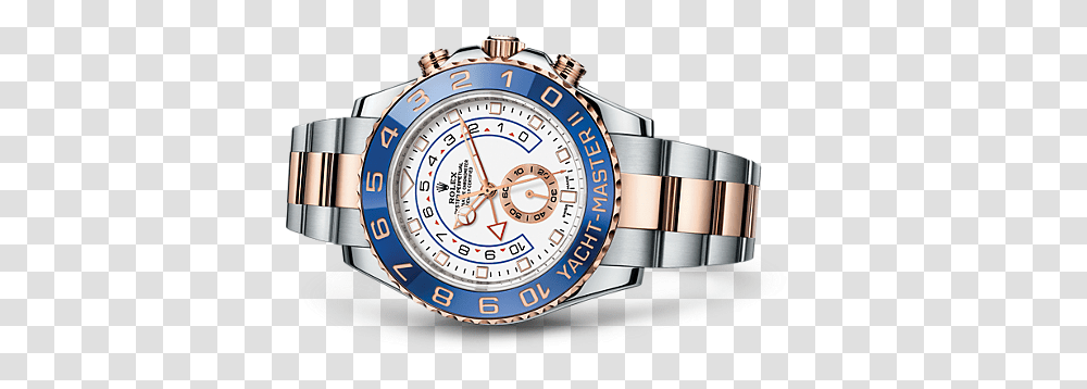 Rolex Yacht Master Ii Full Gold, Wristwatch, Clock Tower, Architecture, Building Transparent Png
