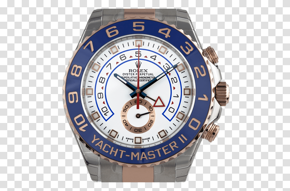 Rolex Yacht Master Ii Whitegold Hour Markers Oyster, Wristwatch, Clock Tower, Architecture, Building Transparent Png