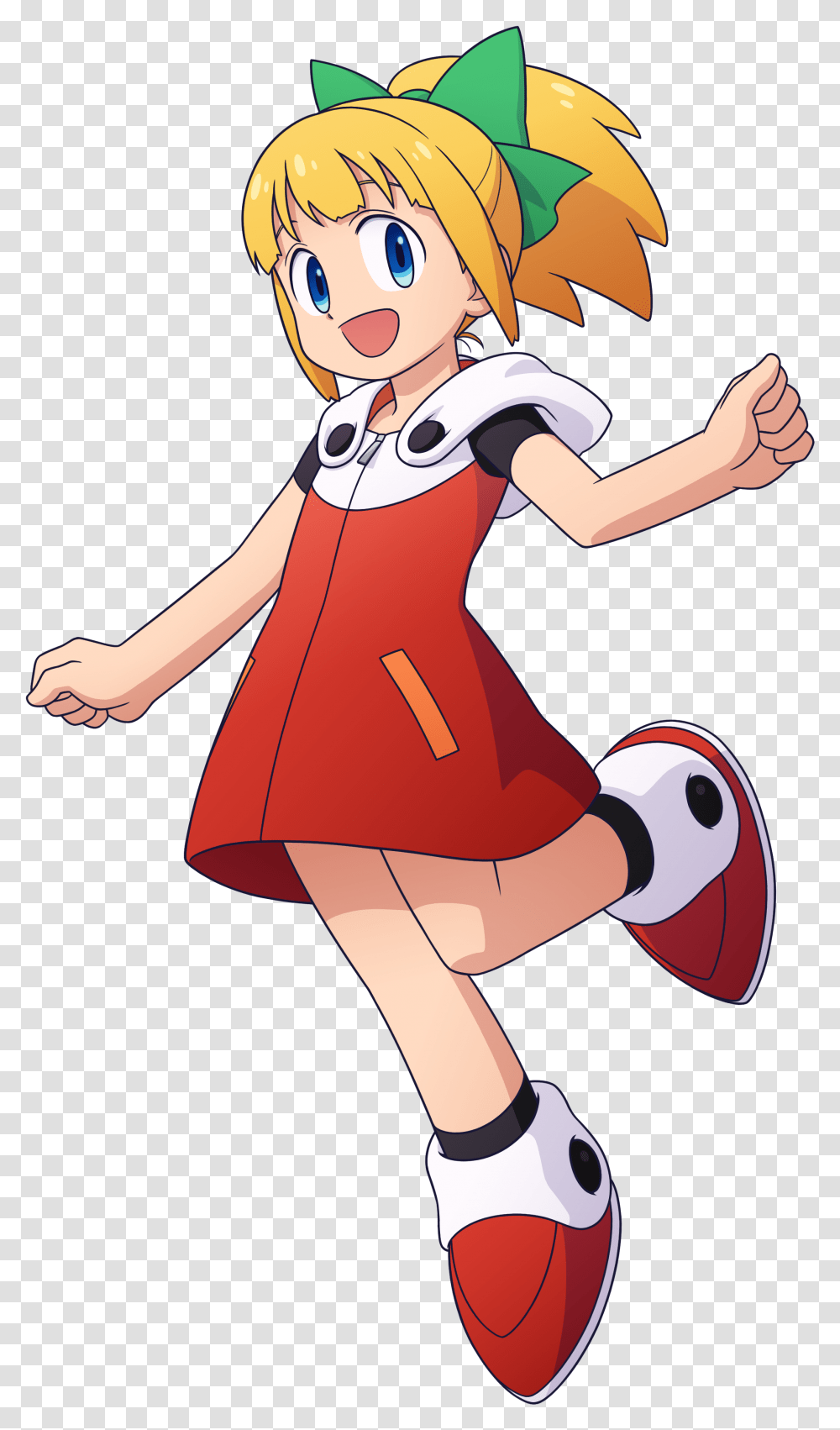 Roll From Mega Man, Person, Female, Shoe Transparent Png