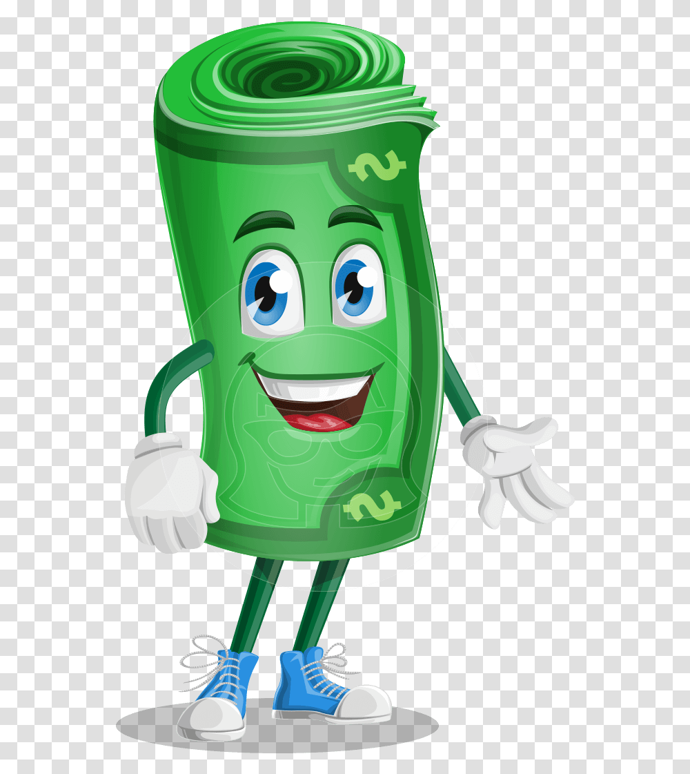 Roll Of Money Cartoon, Toy, Green, Plant, Shoe Transparent Png