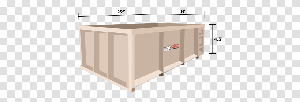 Roll Off Dumpsters Horizontal, Furniture, Cabinet, Crib, Sideboard Transparent Png