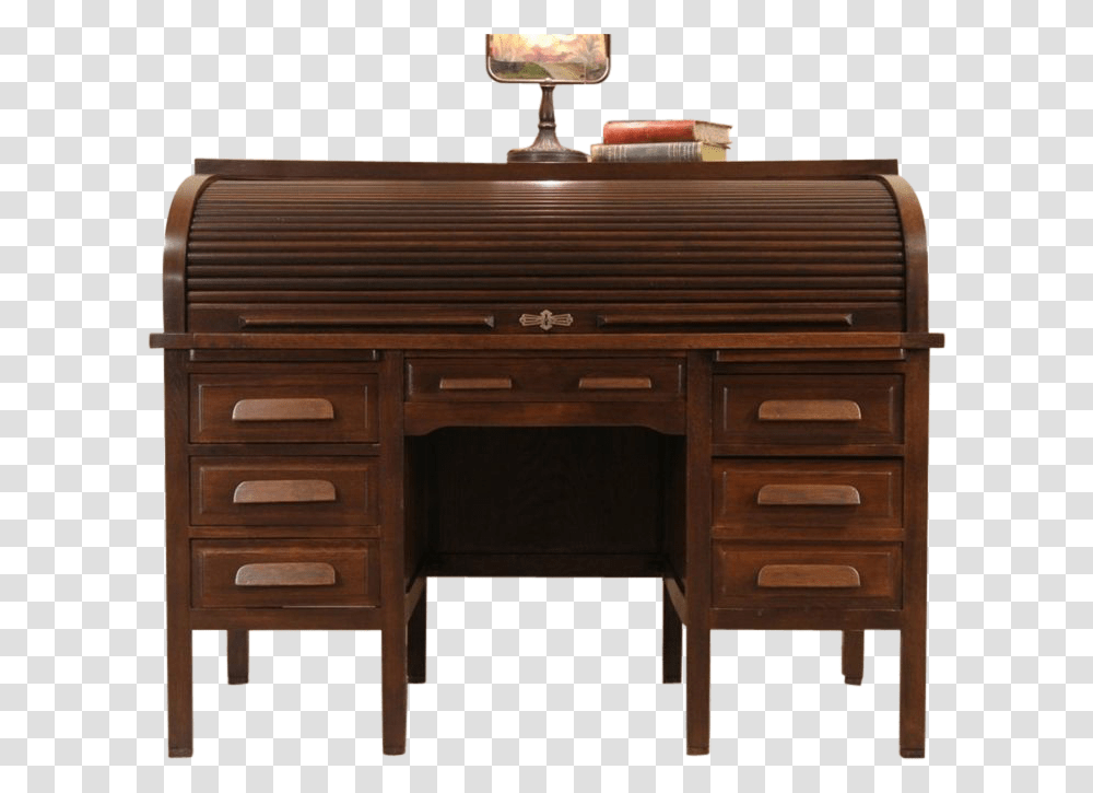 Roll Top Desk Background Rolltop Desk, Furniture, Table, Sideboard, Electronics Transparent Png