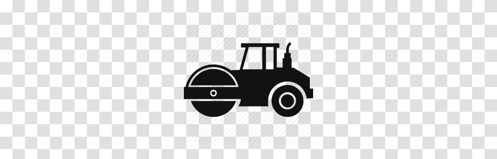 Roller Clipart, Tractor, Vehicle, Transportation, Bulldozer Transparent Png