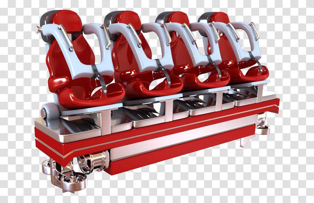 Roller Coaster Cart Model, Fire Truck, Vehicle, Transportation, Machine Transparent Png