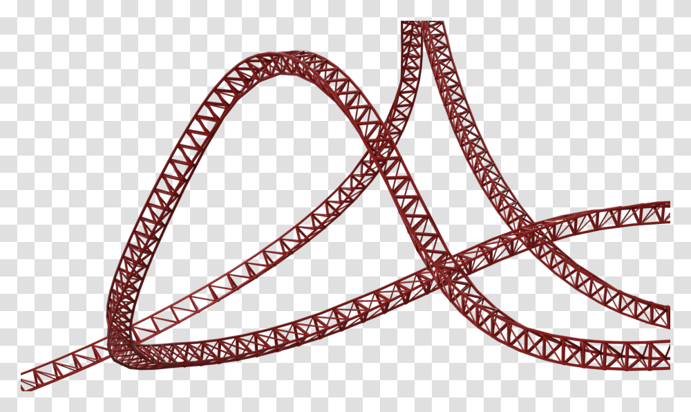 Roller Coaster Clipart Vector Roller Coaster Track Vector, Bridge, Building, Strap, Construction Crane Transparent Png