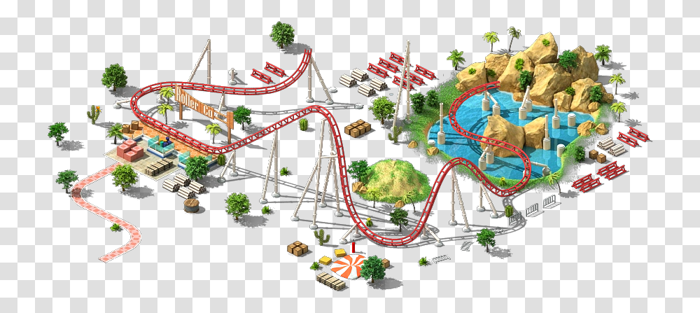 Roller Coaster L1 Amusement Park, Theme Park Transparent Png