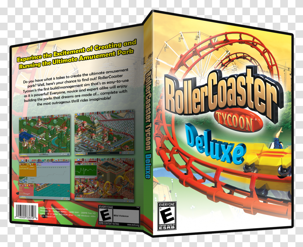 Roller Coaster Tycoon, Dvd, Disk, Game Transparent Png