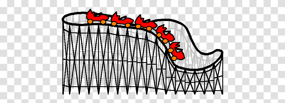 Roller Coaster Web Quest Moving Roller Coaster Animation, Gate, Text, Fire Transparent Png
