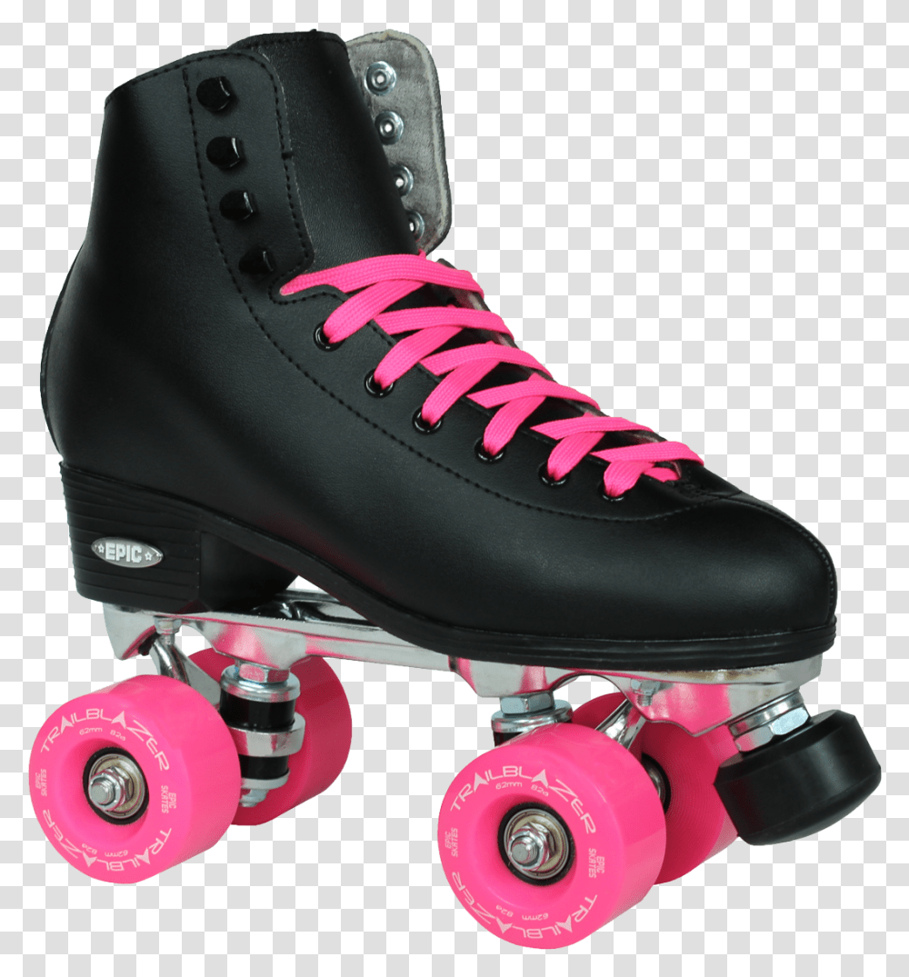Roller Skate Pink And Black, Shoe, Footwear, Apparel Transparent Png