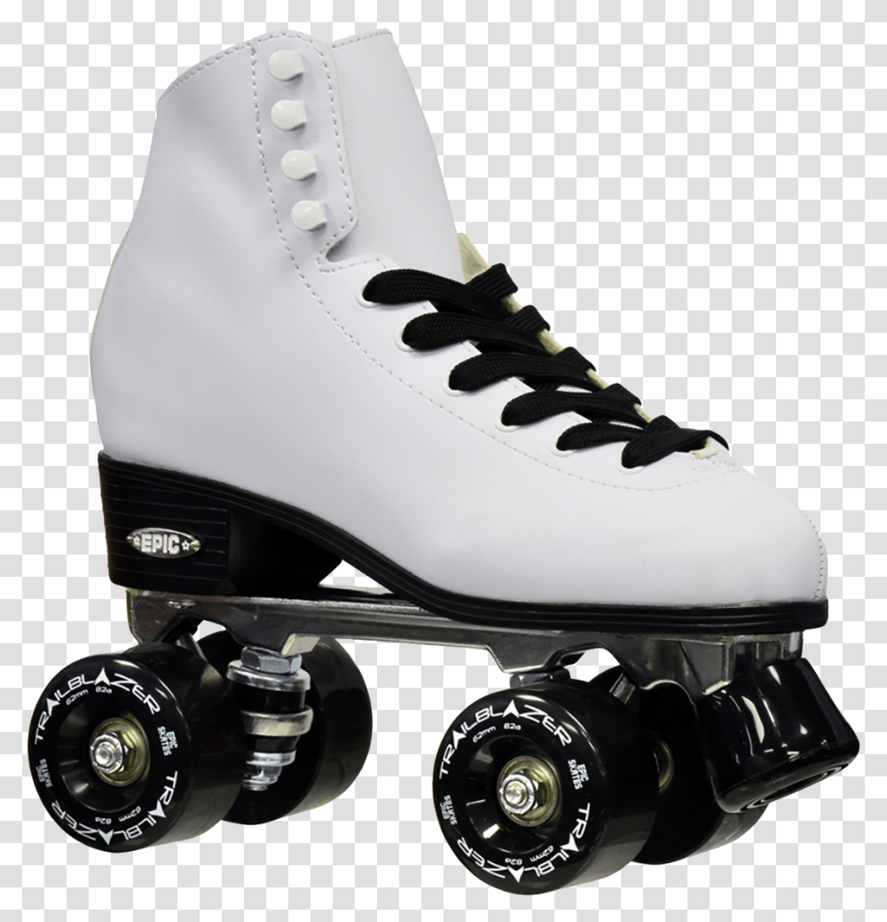 Roller Skate White And Red Roller Skates, Shoe, Footwear, Apparel Transparent Png
