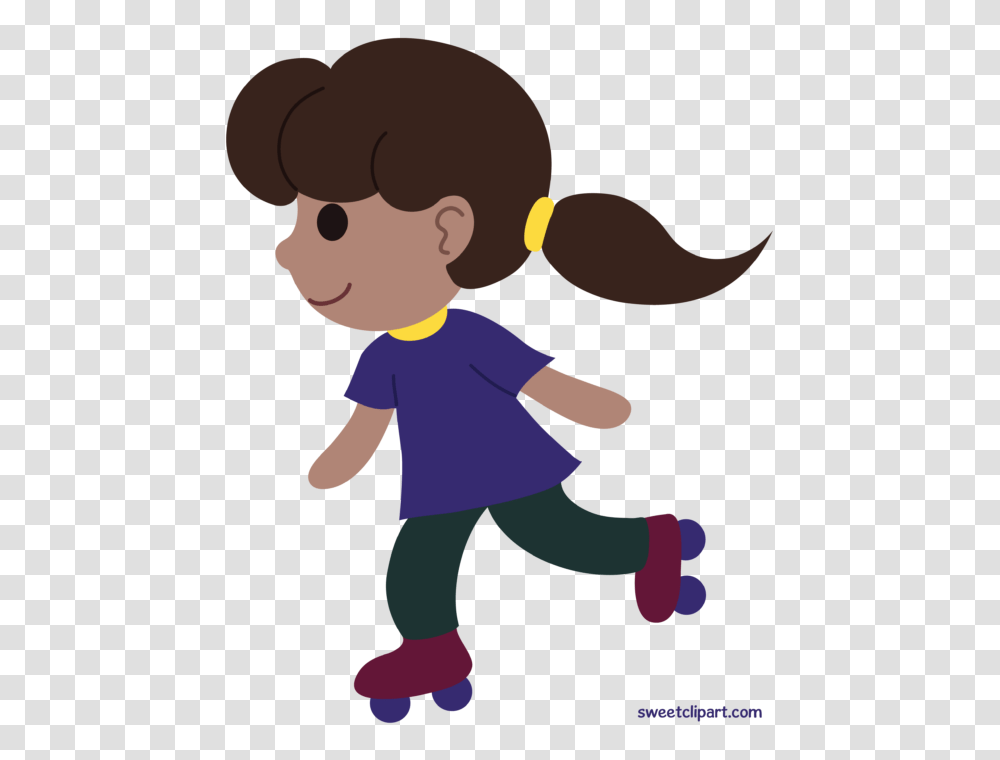 Roller Skating Girl Clip Art, Person, Female, Kid, Baby Transparent Png