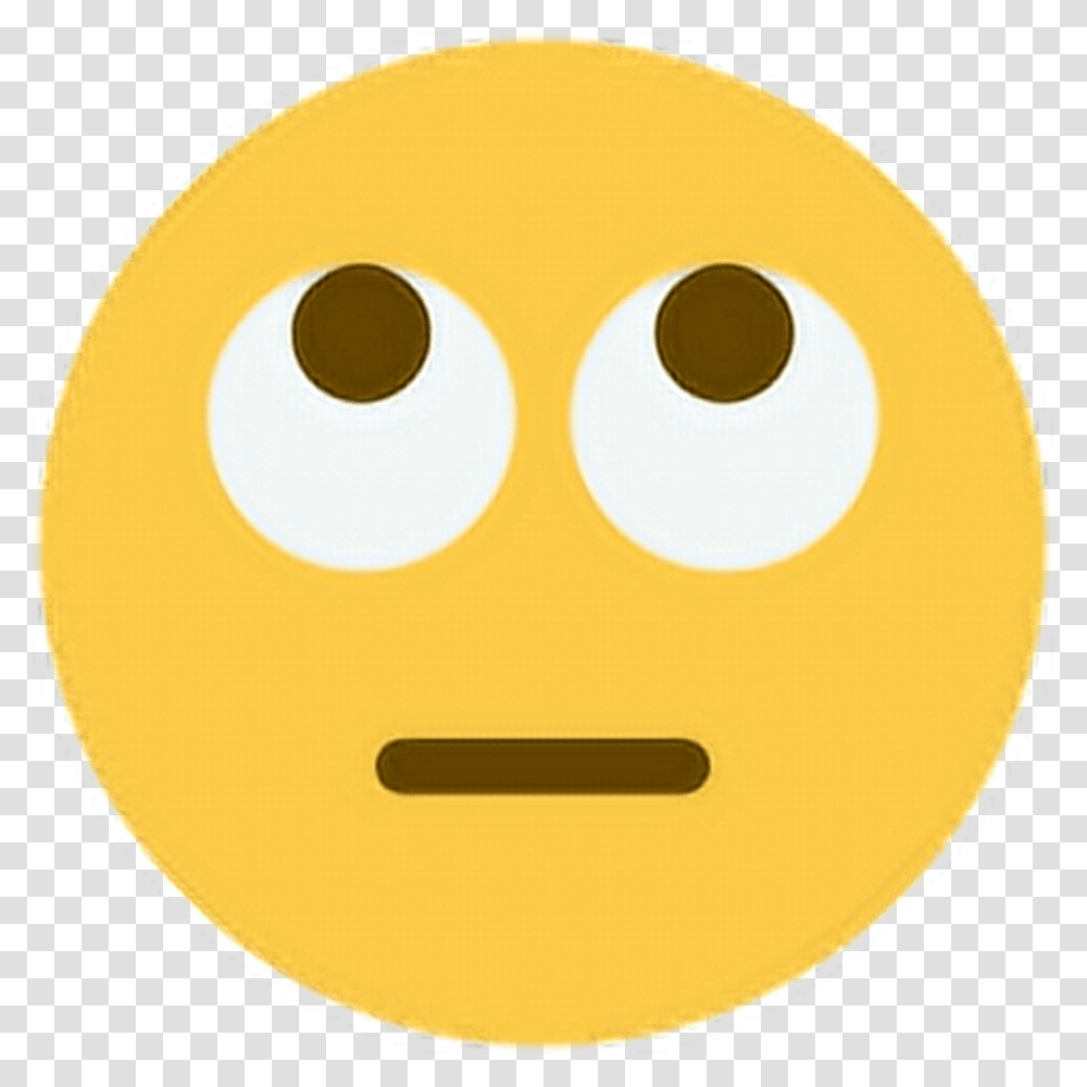 Rolleyes Stupid Think Eyeball Emoji Emoticon Face Expre Eyeroll Emoji, Maraca, Musical Instrument, Ping Pong, Sport Transparent Png