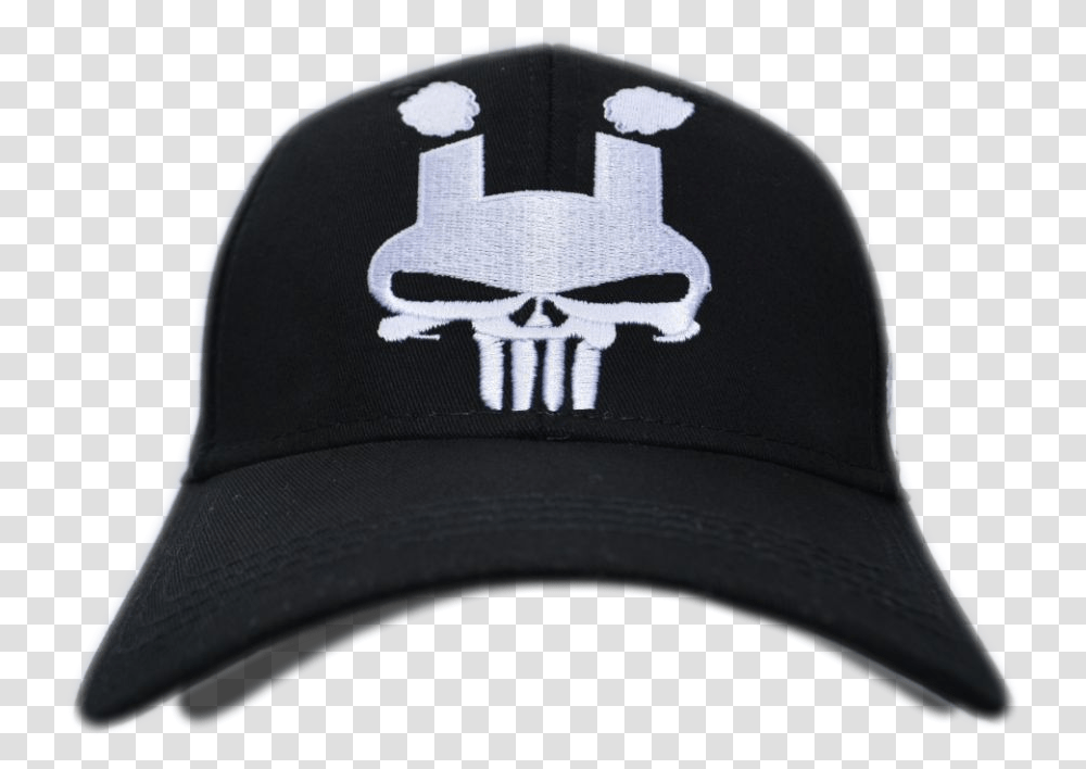 Rolling Coal Diesel Powered Turbo Hat Punisher Skull Punisher Skull, Apparel, Baseball Cap Transparent Png