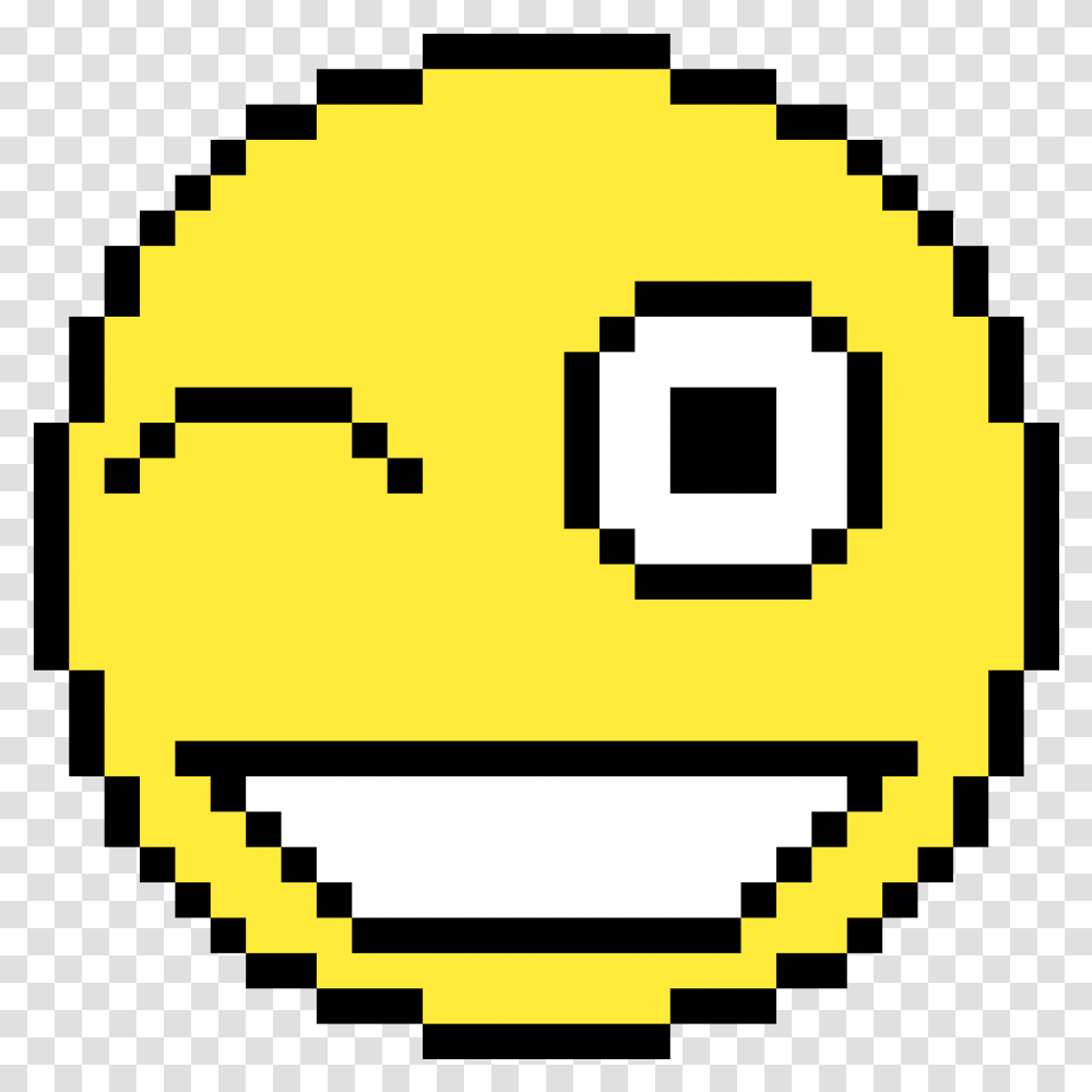 Rolling Eyes Pixel Smiley Face, First Aid, Pac Man Transparent Png