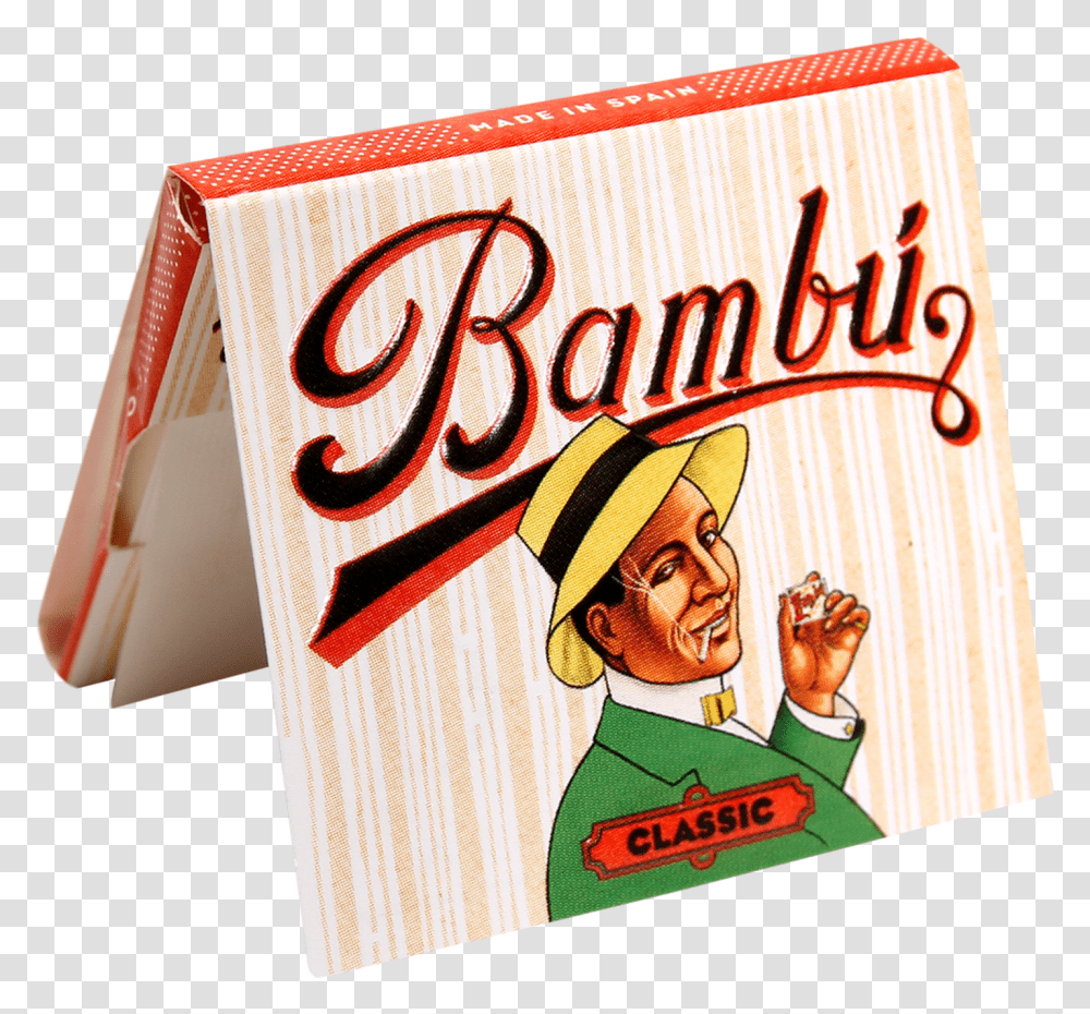 Rolling Hills Clipart Bambu Classic Rolling Papers, Person, Human, Label Transparent Png