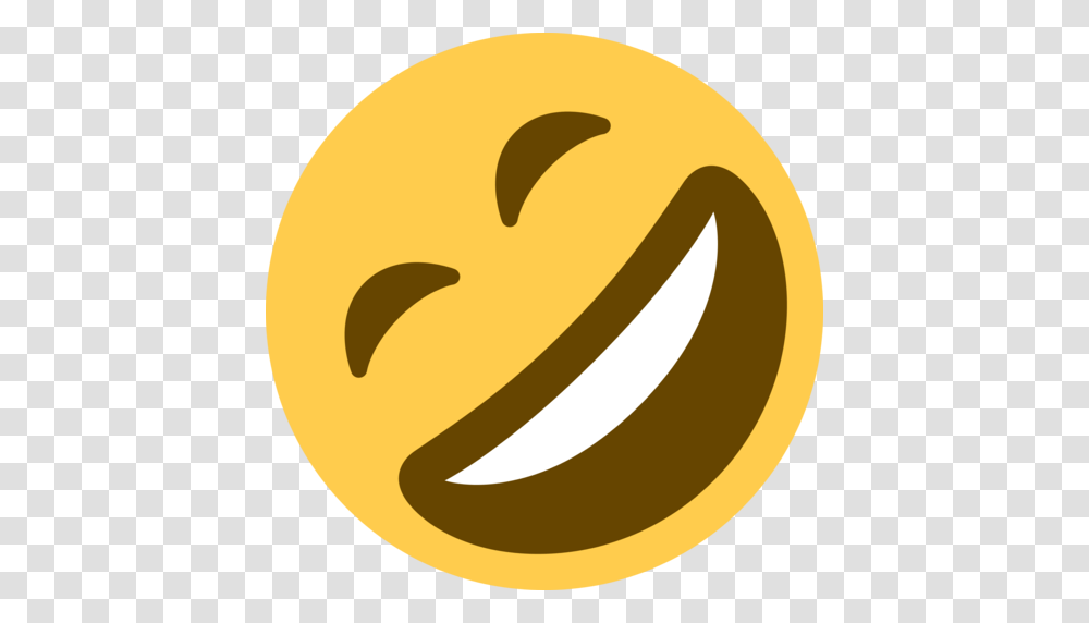 Rolling On The Floor Laughing Emoji Laughing Emoji Rofl Emoji, Food, Plant, Banana Transparent Png