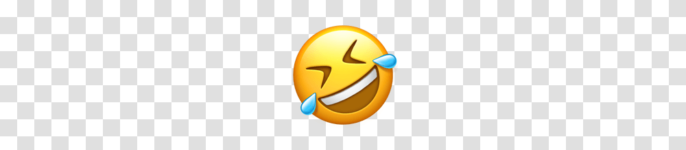 Rolling On The Floor Laughing Emoji On Apple Ios, Pac Man, Helmet, Apparel Transparent Png