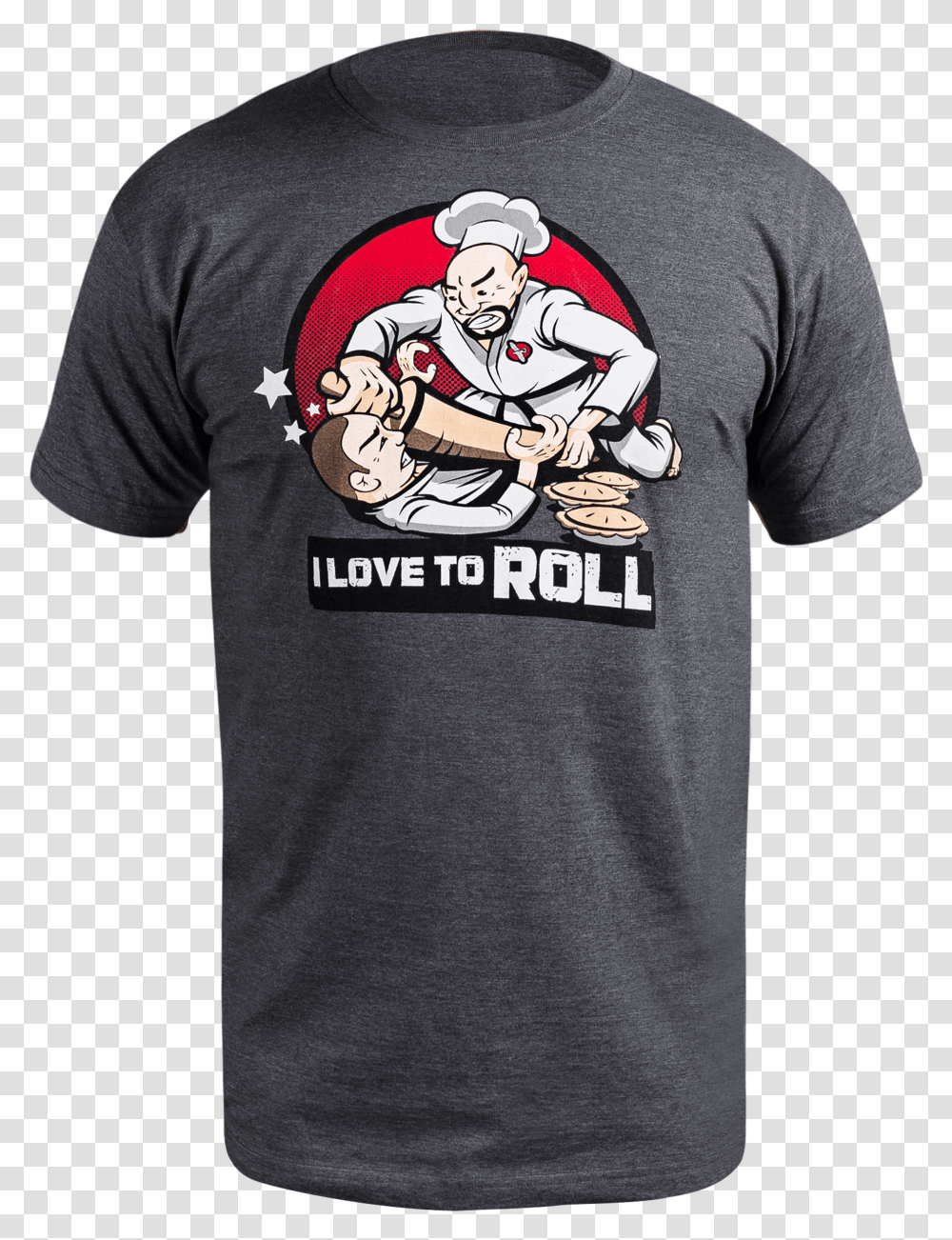 Rolling Pin T ShirtItemprop ThumbnailData Sizes T Shirt Hayabusa Grey, Apparel, T-Shirt, Person Transparent Png