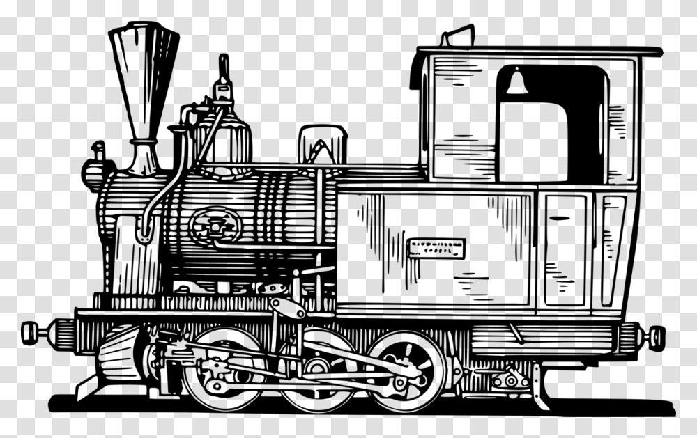 Rolling Stockland Vehiclesteam Engine Clipart Locomotive, Gray, World Of Warcraft Transparent Png