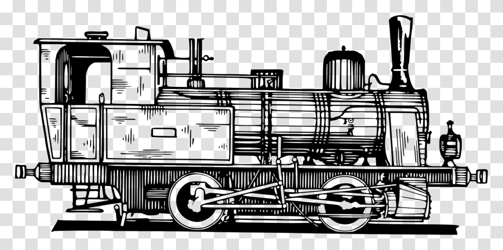 Rolling Stockland Vehiclesteam Engine Locomotive Clipart, Gray, World Of Warcraft Transparent Png