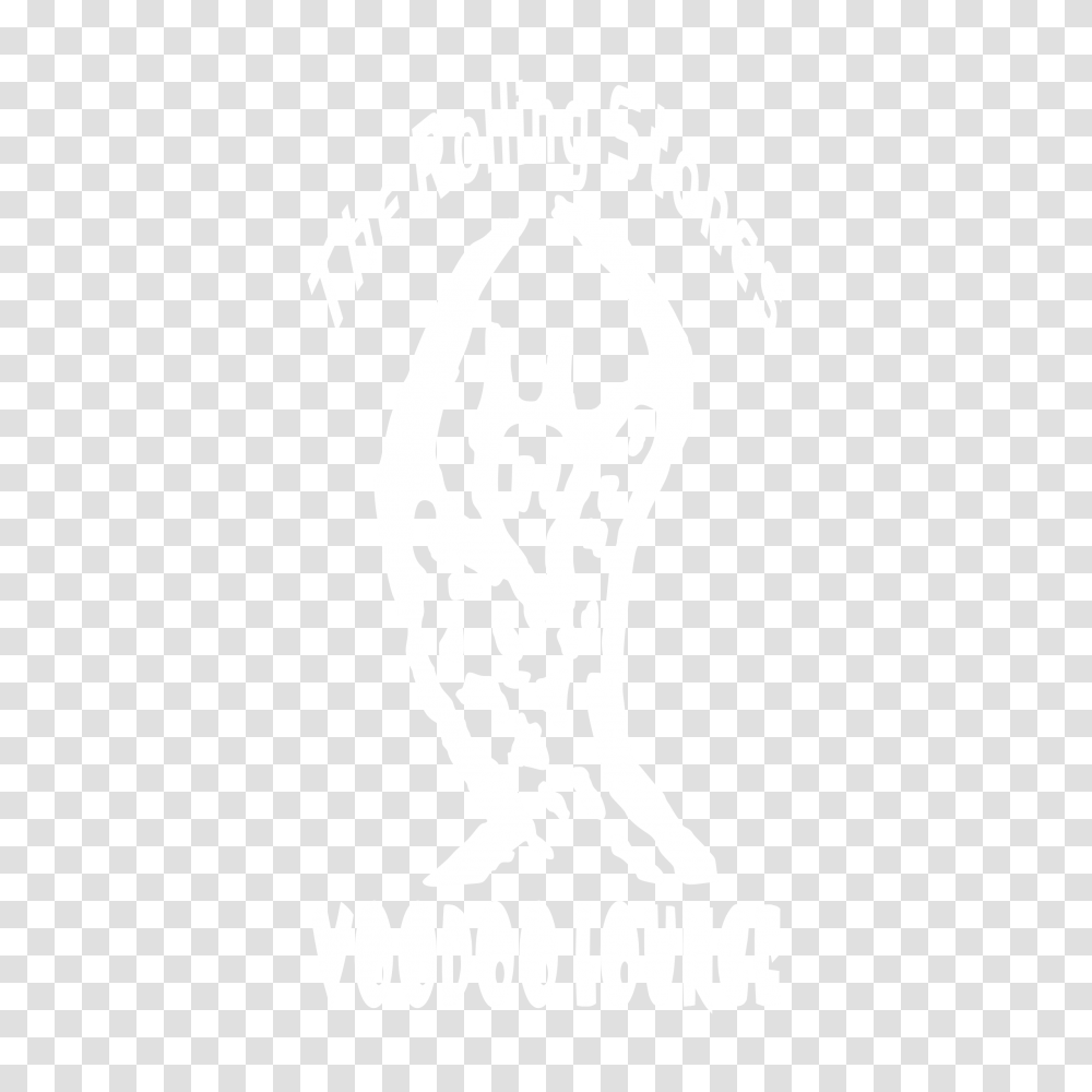 Rolling Stone Logo Black And White Illustration, Stencil, Hook, Poster, Advertisement Transparent Png
