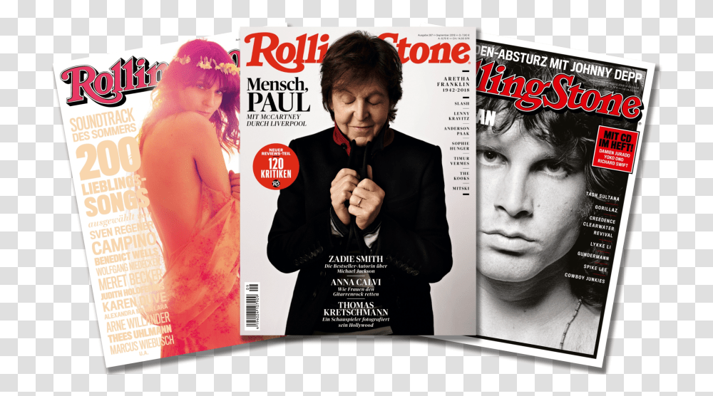 Rolling Stone Magazine Cover, Person, Human, Tabloid, Poster Transparent Png