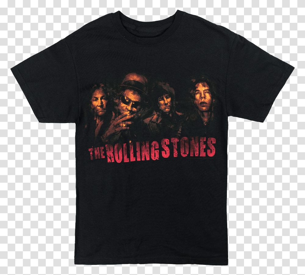 Rolling Stones Band T Shirt, Apparel, T-Shirt, Person Transparent Png
