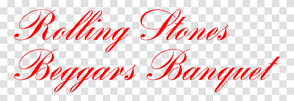 Rolling Stones Beggars Banquet Calligraphy, Handwriting, Alphabet, Poster Transparent Png