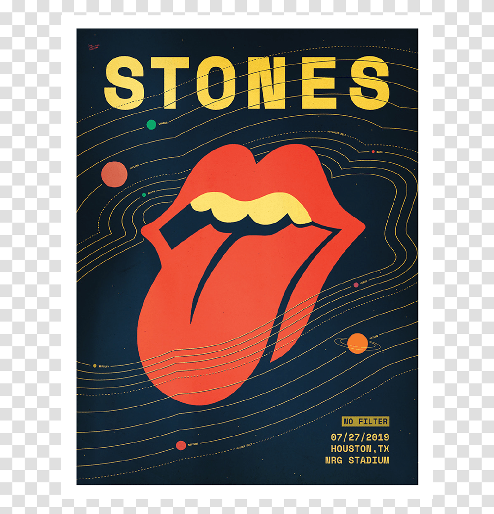 Rolling Stones Houston 2019, Poster, Advertisement, Flyer, Paper Transparent Png