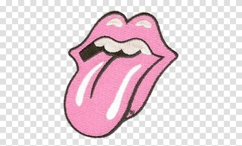 Rolling Stones Red And Tongue Image Pink Rolling Stones, Logo, Trademark, Rubber Eraser Transparent Png