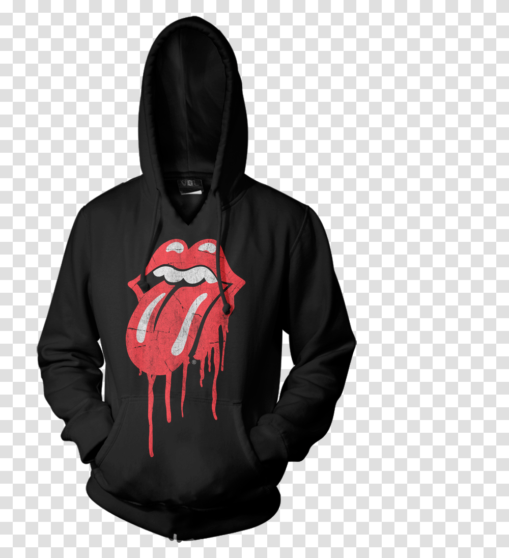 Rolling Stones Rolling Stones Tongue Hoodie, Apparel, Sweatshirt, Sweater Transparent Png