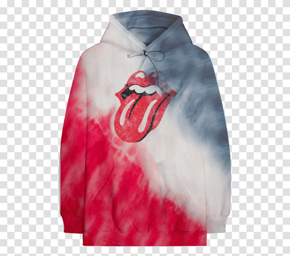Rolling Stones Tie Dye Sweatshirt, Sweater, Skin, Person Transparent Png