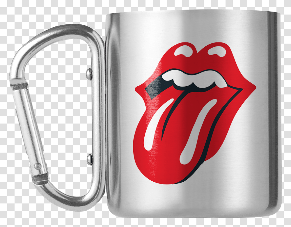 Rolling Stones Tongue Carabiner Mug Guns And Roses Logo, Stein, Jug, Cup, Coffee Cup Transparent Png