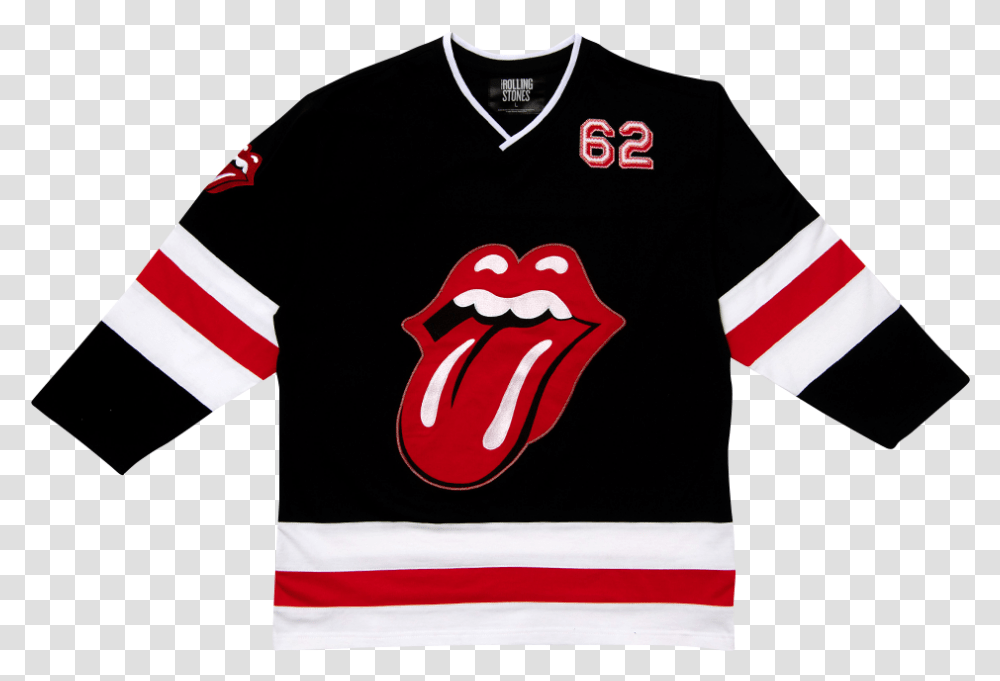 Rolling Stones Tongue, Apparel, Shirt, Jersey Transparent Png