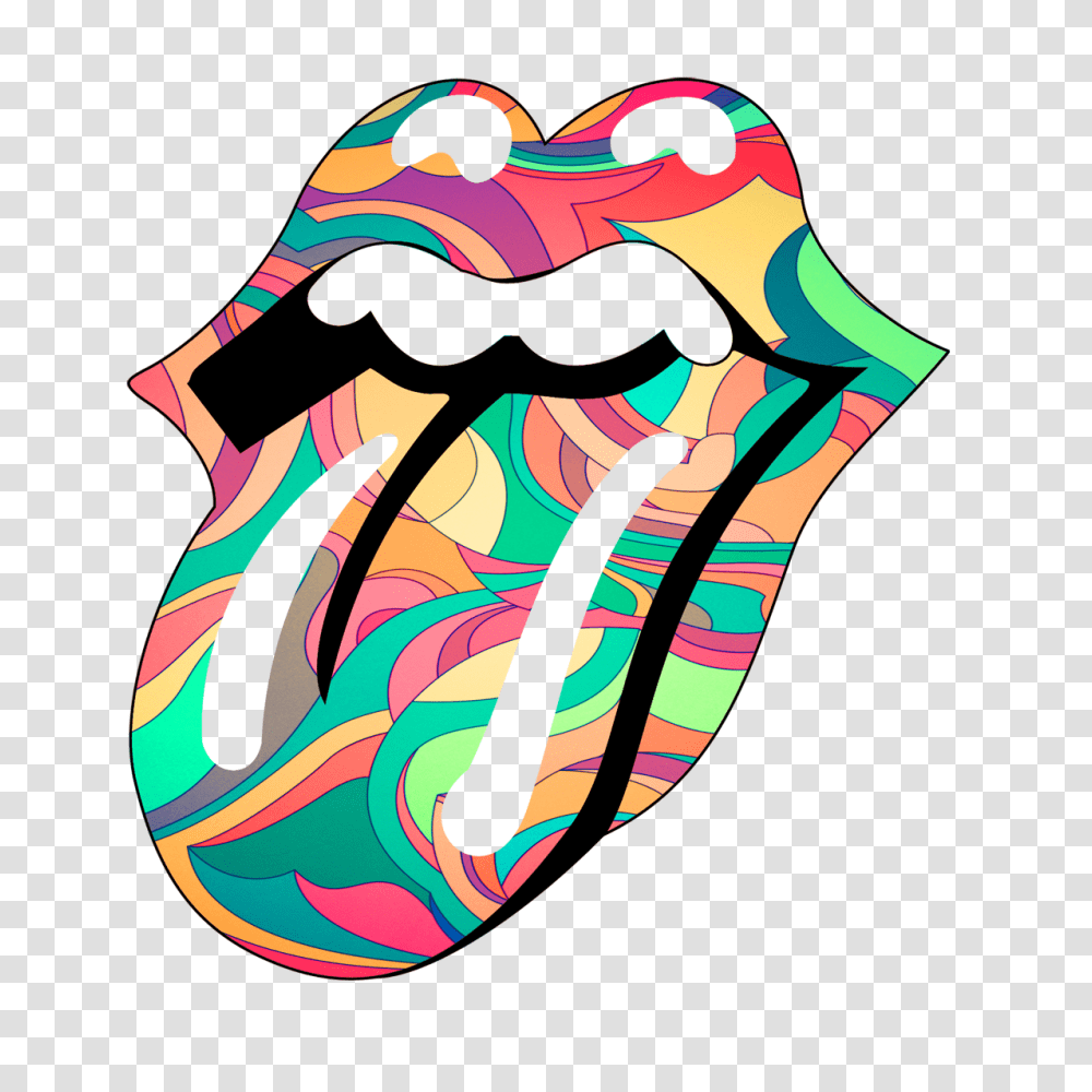 Rolling Stones Tongue Olivero, Label, Mouth Transparent Png