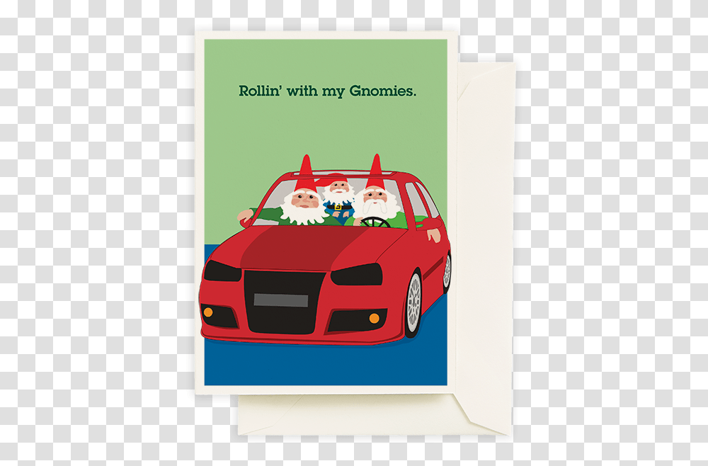Rolling With My Gnomies Holiday Card, Poster, Advertisement, Flyer, Paper Transparent Png
