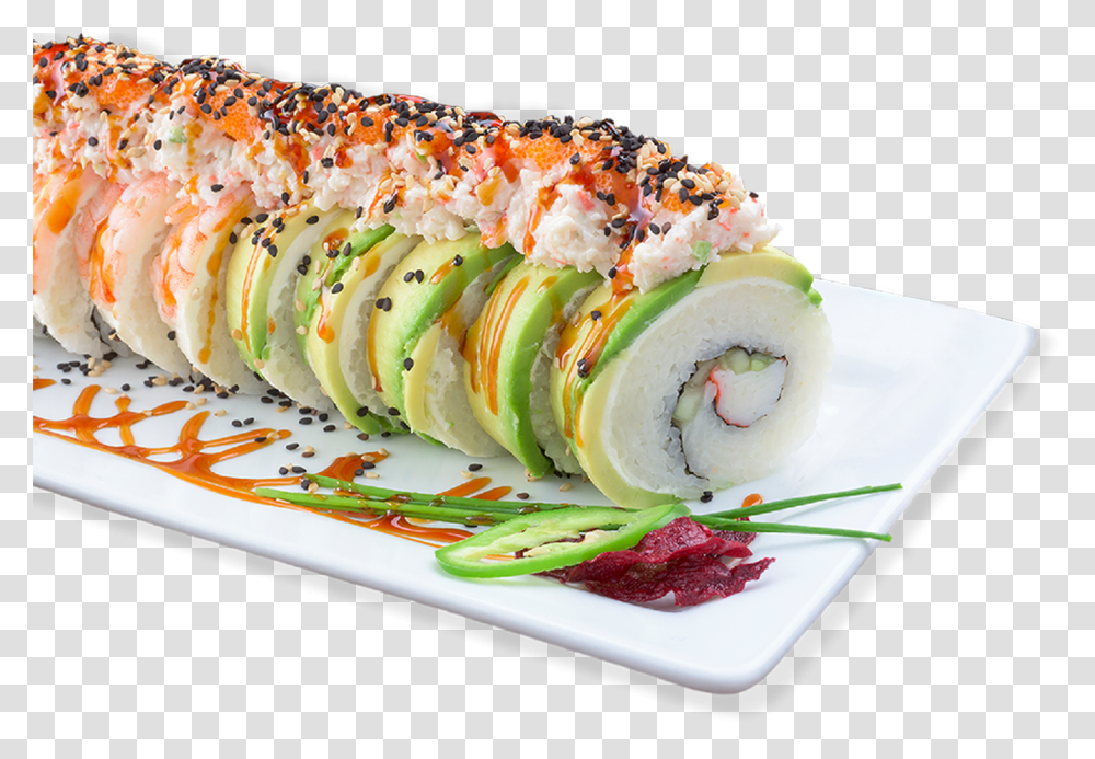 Rollo Sushi, Plant, Food, Fruit, Meal Transparent Png
