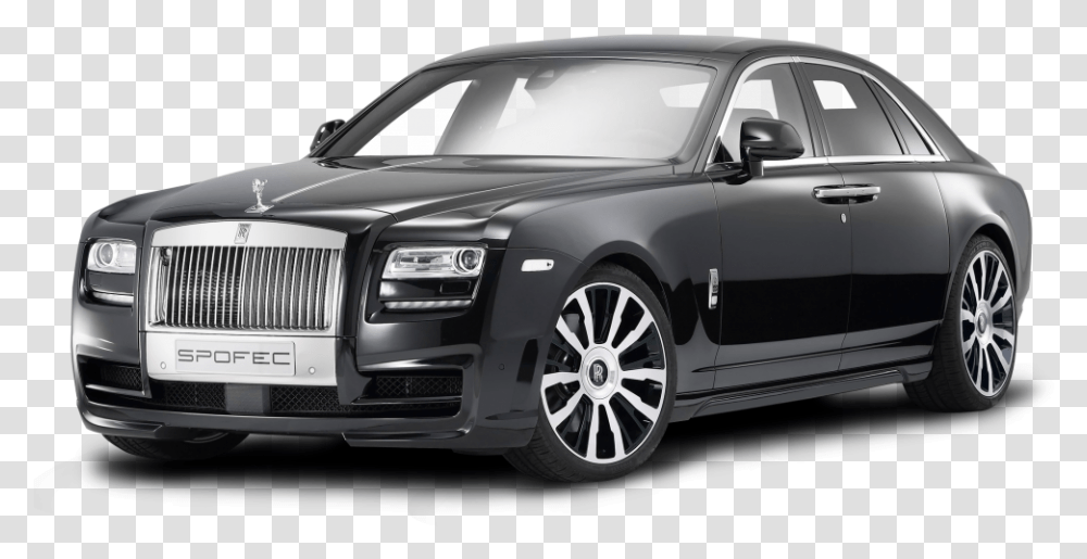 Rolls Royce Ghost Black Car Rolls Royce Phantom, Vehicle, Transportation, Sedan, Wheel Transparent Png
