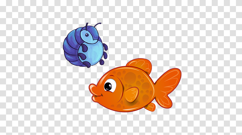 Roly Poly And Guppy, Goldfish, Animal Transparent Png